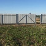 забор из профнастила с воротами
