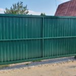 Забор из профнастила в Тюмени